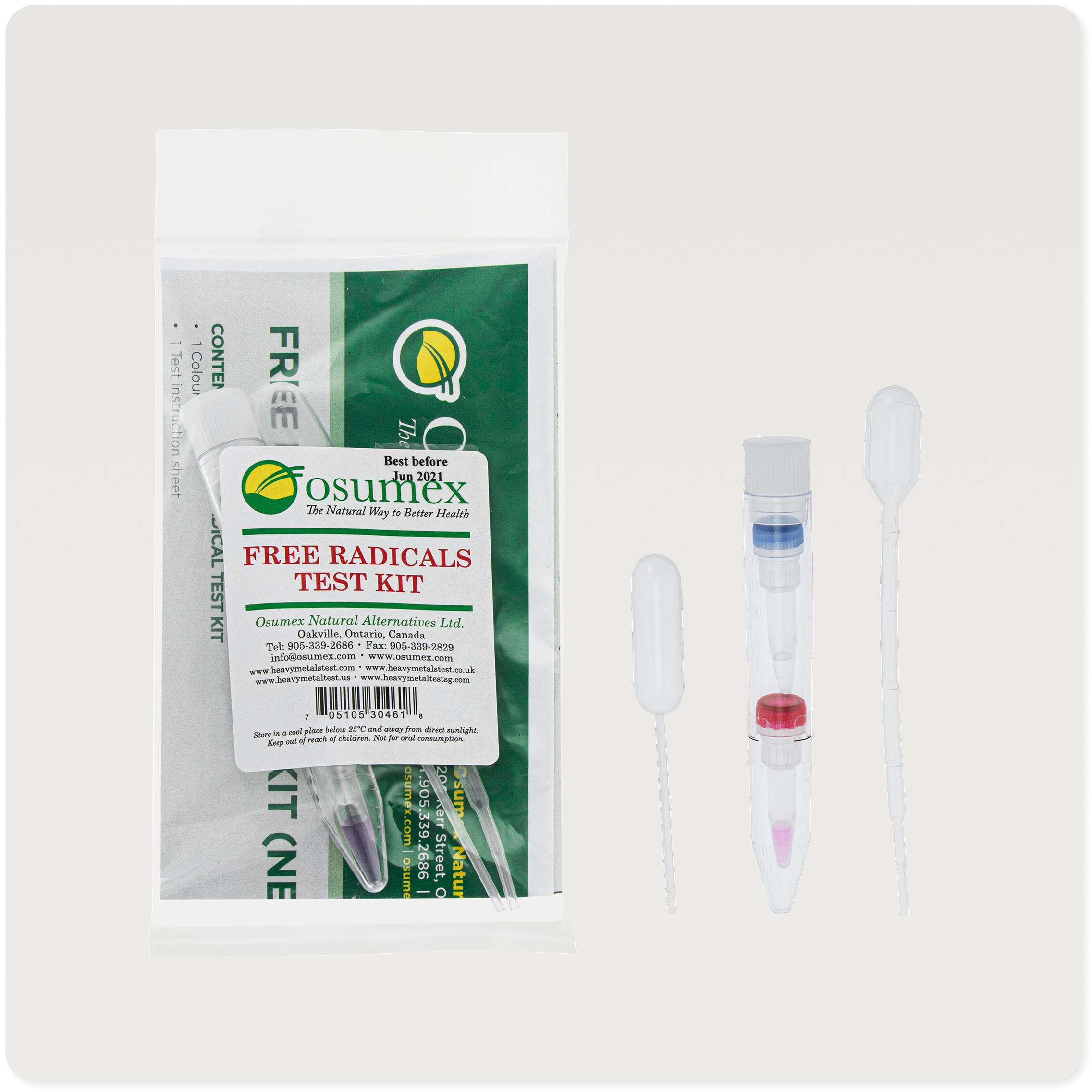 Osumex Urine Test Kit: Free Radical Test Kit